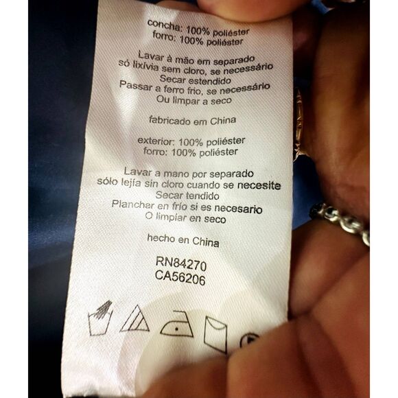 Vera Wang White Blue Crinkle Chiffon Strapless Bridesmaid Dress - Picture 7 of 9